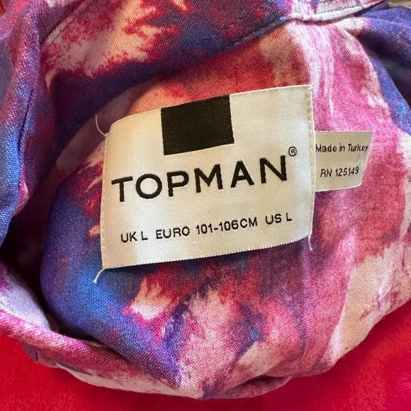 Men’s Topman Shirt Size Large - Picture 2 of 3